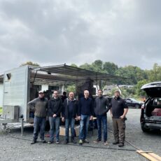 Mobile Saftpresse machte Station in Selbach